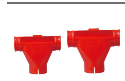 Drop outlet components for 60 and 75 series feed lines